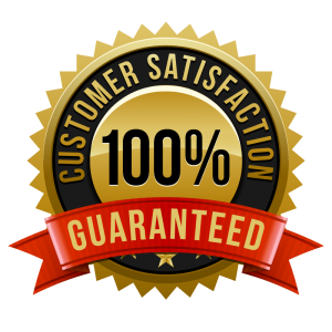 100% satisfaction guarantee badge