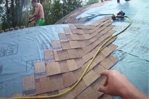 JP Kitchener Roofing shingles installation
